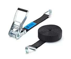 5T - Standard Spanngurt - 5T - 9m - 50mm - 2-teilig mit Spitzhaken - Schwarz 5T - Standard Spanngurt - 5T - 9m - 50mm - 2-teilig mit Spitzhaken - Schwarz