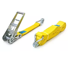 Alle Spanngurte 75mm Spanngurt - 10T - 6m - 75mm - 2-teilig - Spitzhaken - Gelb Alle Spanngurte 75mm Spanngurt - 10T - 6m - 75mm - 2-teilig - Spitzhaken - Gelb