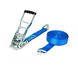 5T - Ergo Spanngurt - ERGO 5T - 12m - 50mm - 2-teilig mit Spitzhaken - Blau 5T - Ergo Spanngurt - ERGO 5T - 12m - 50mm - 2-teilig mit Spitzhaken - Blau
