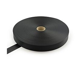 Alle - Black Webbing Gurtband Polyester 40mm - 1850kg - auf der Rolle - Schwarz