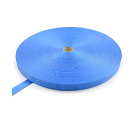 Alle Polyester Meterwaren Polyesterband 35 mm - 3750 kg - 100 m Rolle - ohne Streifen (Farbe wählbar)