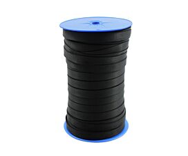 Alle - Black Webbing Polyesterband 15 mm - 700 kg - Spule - Schwarz