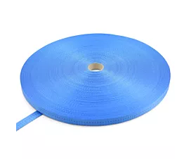 Alle Polyester Meterwaren Polyesterband - 25mm - 2250kg - 100m Rolle - Mit einem Streifen (Farbe wählbar)