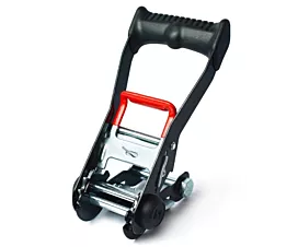 Alle schwarzen Bauteile Ratsche - Langer Griff + Kappen - 5000kg - 50mm - Premium Alle schwarzen Bauteile Ratsche - Langer Griff + Kappen - 5000kg - 50mm - Premium