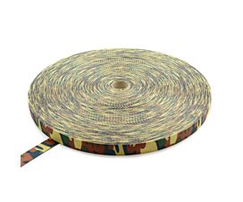 Polyester 35mm Polyesterband Armeegrün 35 mm - 3750 kg - 100 m Rolle - Camouflage