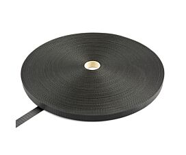 Black - 25mm Polyesterband 25mm - 2250kg - 100m-Rolle - Schwarz