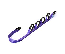 Alle Hebebänder Radklammer Hebegurt 50mm - längenverstellbar mit 6 verstärkten Schlaufen - 1T - 1,70m - Violett
