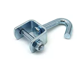 Spitzhaken Wirbelhaken mit Schraube - 35mm