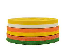 Alle Baumwollbänder Judo Gürtel zweifarbig (50 Meter Rolle)