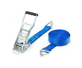 5T - Ergo Spanngurt - ERGO 5T Eco - 9m - 50mm - 2-teilig mit Spitzhaken - Blau - STF450 5T - Ergo Spanngurt - ERGO 5T Eco - 9m - 50mm - 2-teilig mit Spitzhaken - Blau - STF450