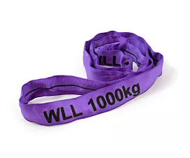 Rundschlingen Rundschlinge 1 Tonne, Violett - 0,5 bis 10 Meter Rundschlingen Rundschlinge 1 Tonne, Violett - 0,5 bis 10 Meter