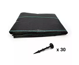 Alle diversen Artikel Unkrautvlies + Erdnägel - 2mx25m - 100g/m2 - Rolle - Schwarz Alle diversen Artikel Unkrautvlies + Erdnägel - 2mx25m - 100g/m2 - Rolle - Schwarz