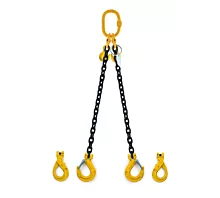 Ketting 2-sprongen G8 Hijsketting - 7,4t - 13mm - 2-sprong - Met inkorthaken - G8 - Kies uw haken