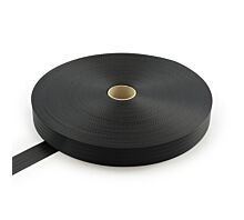 Alle - Black Webbing Gurtband Polyester 40mm - 1850kg - auf der Rolle - Schwarz