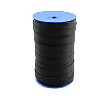 Alle schwarzen Gurtbänder Polyesterband 20 mm - 800 kg - Rolle/Spule - Schwarz