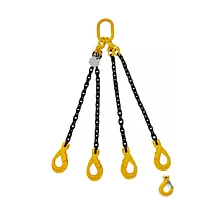 Hijsketting 4-sprongen G8 Hijsketting - 6,6t - 10mm - 4-sprong - Zonder inkorthaken - G8 - Kies uw haken