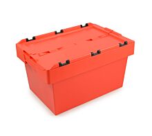 Bestsellers - Boxen Stapelbare Aufbewahrungsbox mit Deckel - 60x40x34cm - Rot
