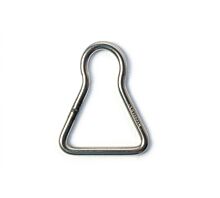 NEUHEITEN Ring - Schlüssellochform - rostfreier Stahl - 50mm
