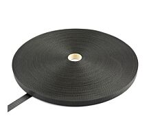 Alle schwarzen Gurtbänder Polyesterband 25mm - 2250kg - 100m-Rolle - Schwarz