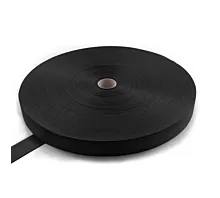Alle - Black Webbing Polypropylenband - 1000 kg - 50 mm - 100 m Rolle - Schwarz