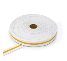 Alle Baumwollbänder Judo Gürtel gestreift (50 Meter Rolle)