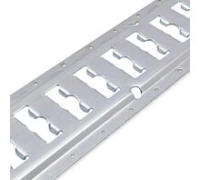 Alle rails, cargobars/-planken Zurrschiene - 3m - verzinkter Stahl - Standard