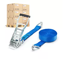 Alle Spanngurt-Palettenwaren Palette ERGO 5T Eco - 9m - 50mm - 2-teilig - STF450 - Blau - 192St.