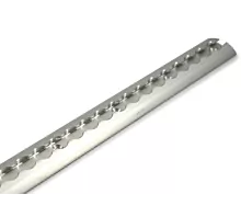 Alle Schienen, Klemm- u. Ladebalken  Airlineschiene - 2.54m - Halbrund - Aluminium - Standard