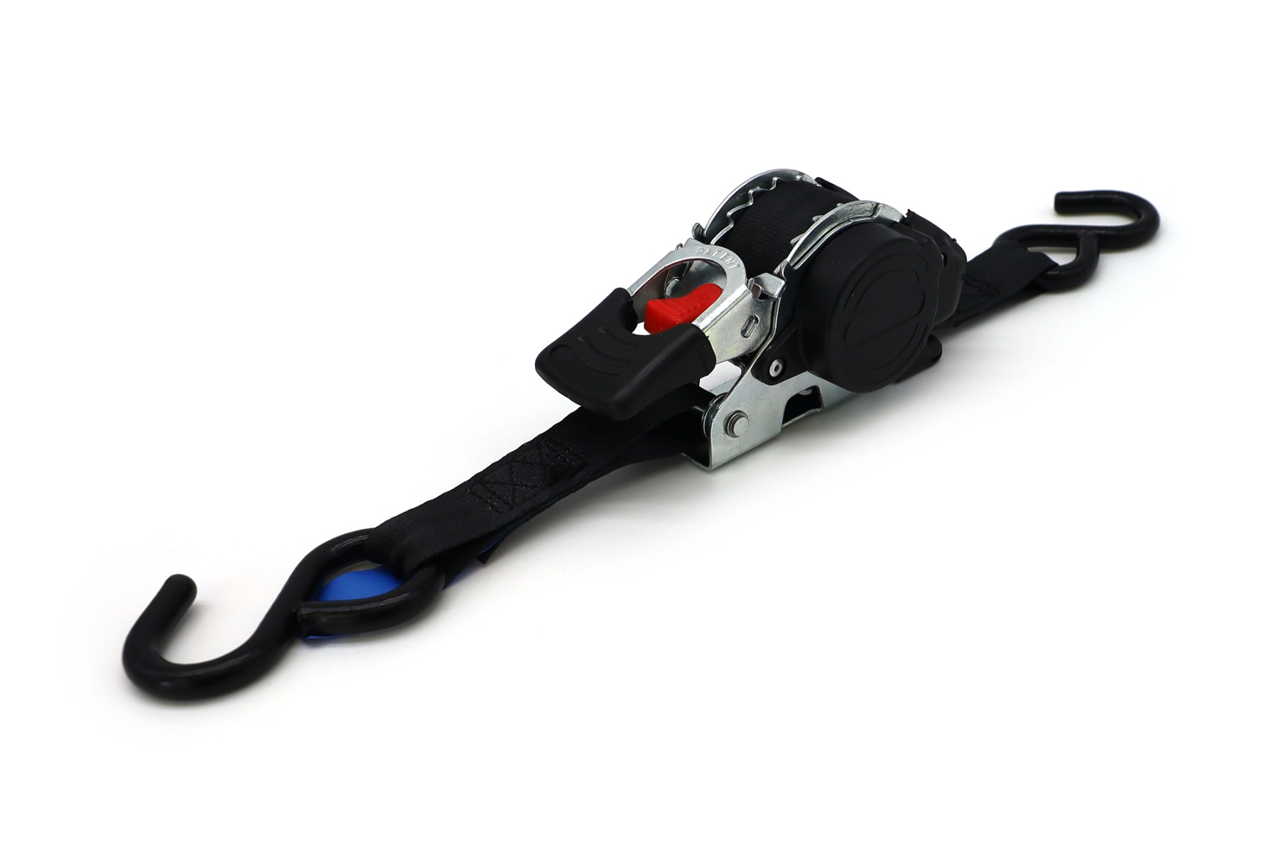 MOLADRI Spanngurte Mit Haken – 203 Cm, Verstellbar, Flach, Elastisch, 4 Stück, Schwarz